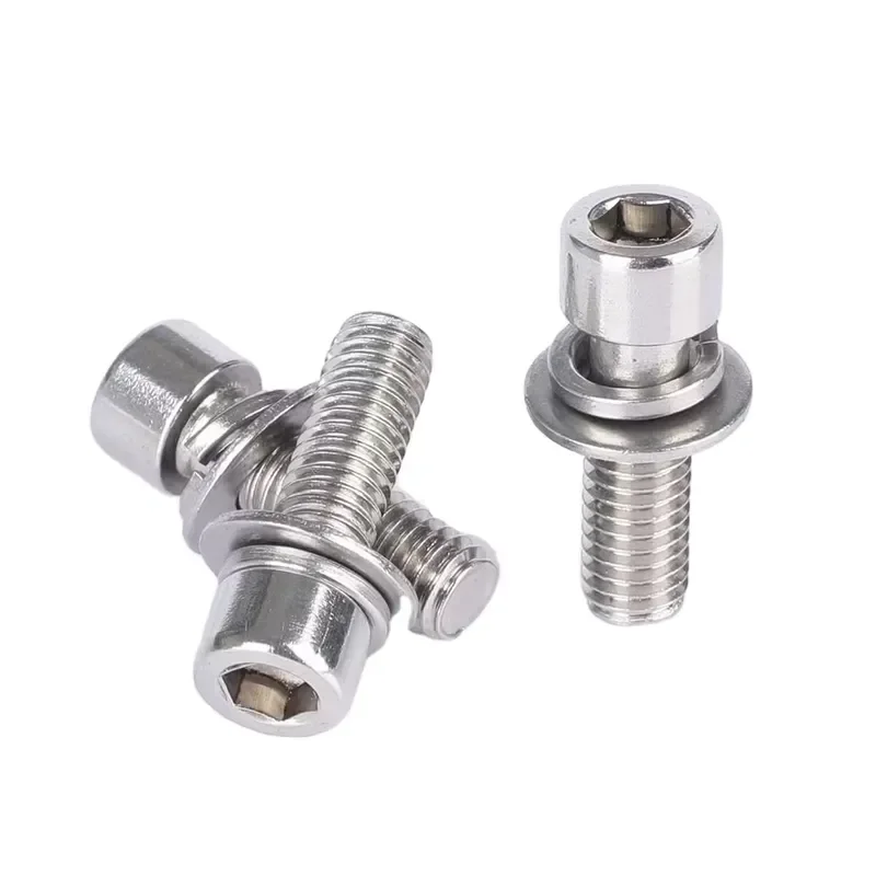 A2-70 Stainless Steel Hexagon Screws Pre-installed Hex Bolts for Industrial Machinery