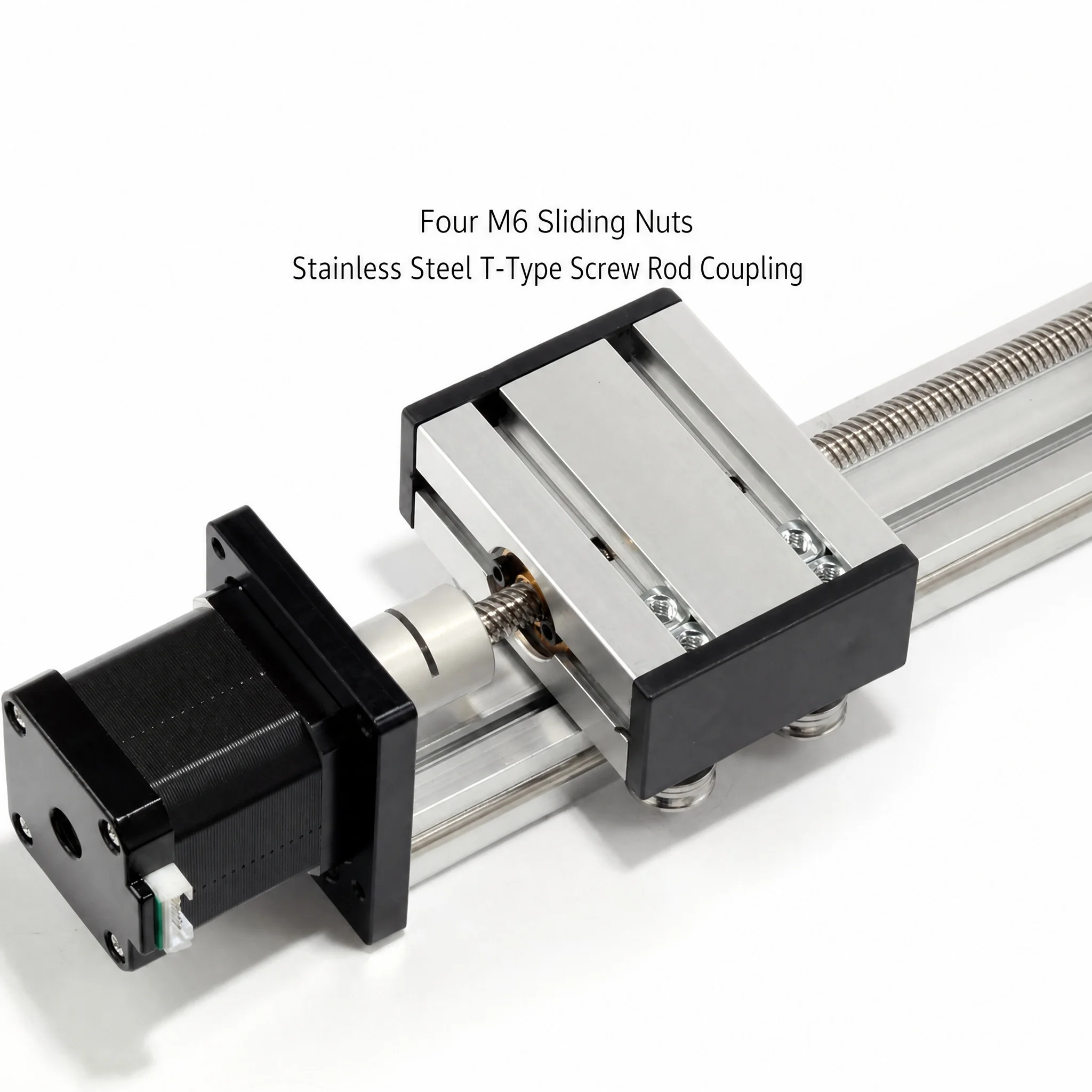 Linear Motion Slide Module T8 Ball Screw 57 Stepper Motor Aluminum Travel
