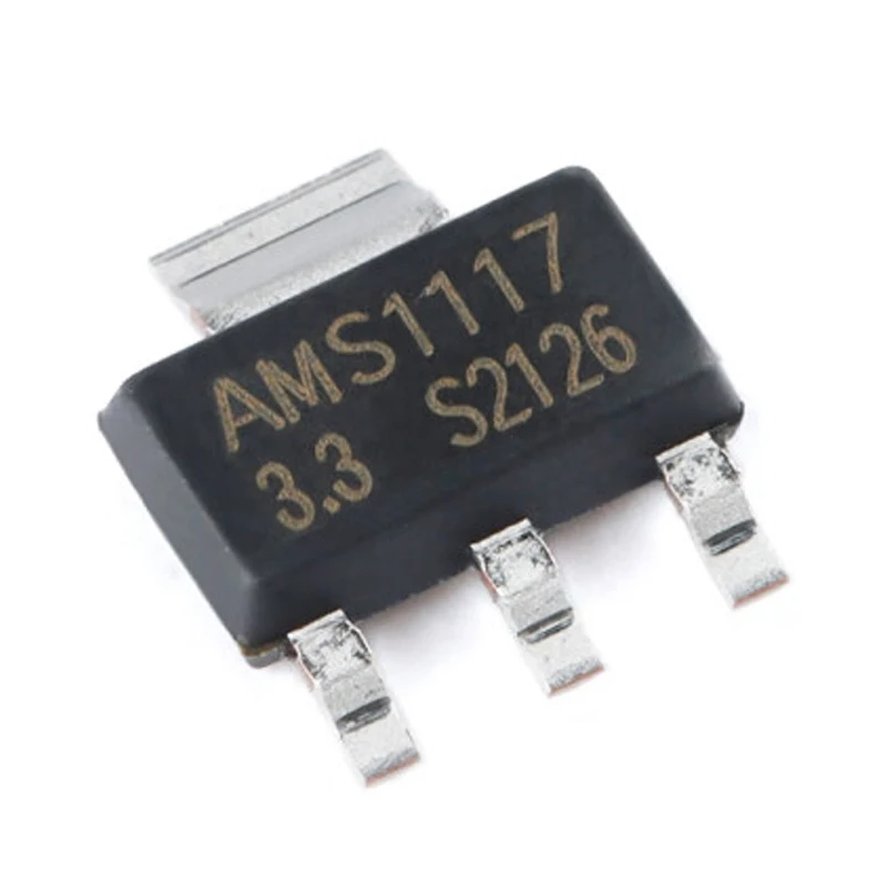 10PCS  AMS1117 3V3 AMS1117-1.2 AMS1117-1.5  AMS1117-1.8 AMS1117-2.5 AMS1117-3.3 AMS1117-5.0 AMS1117-ADJ SOT223 Voltage Rugulator