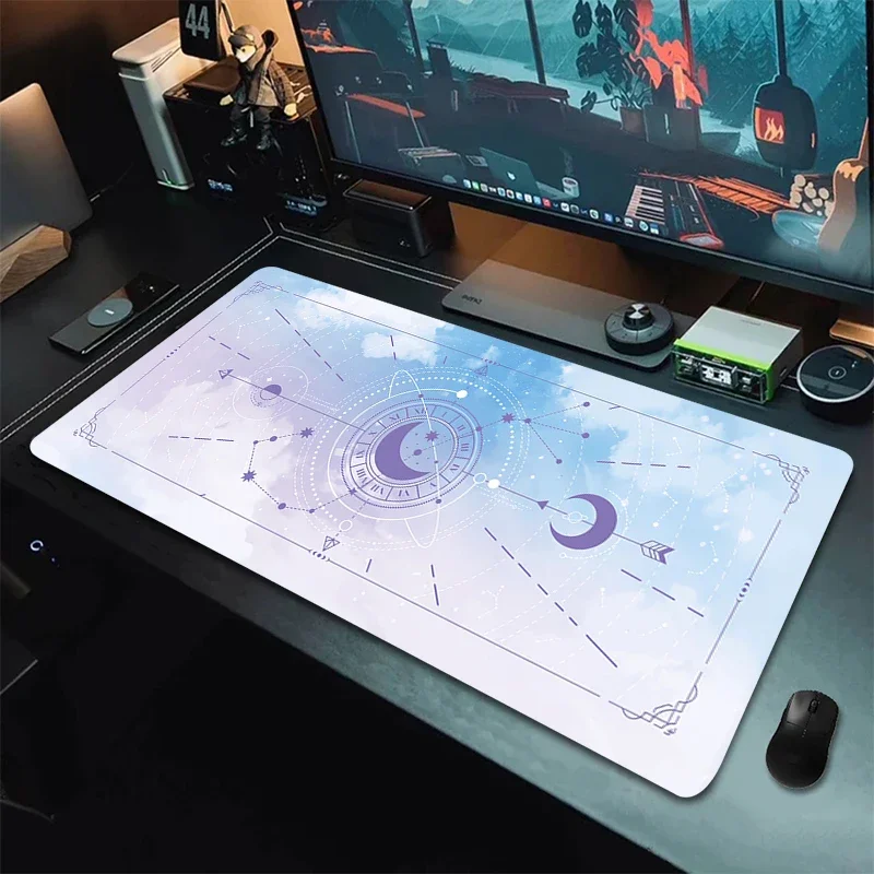 Mousepad Gamer Tarot Card Keyboard Mystery Constellations Xxl Mouse Pad Speed Desk Accessories Pc Cabinet Computer Offices Mat