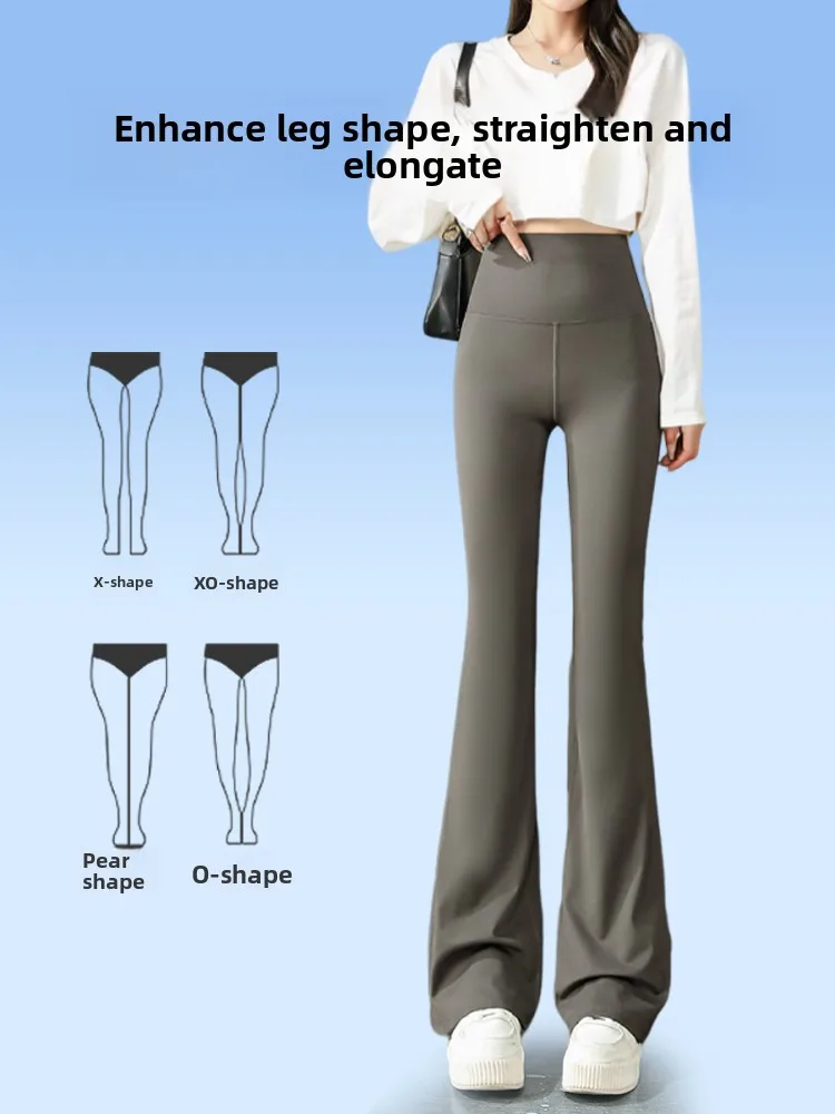 High Waist Yoga Pants Women's Fitn Sports Pants Summer New Sle  Person ket Model Versatile High Waist Abdomen Control