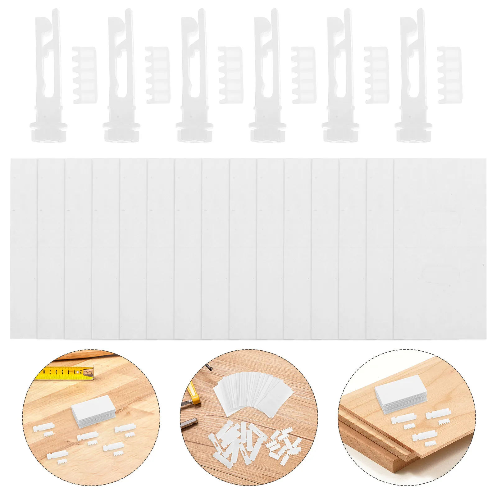 1Set Vertical Blinds Repair Kit Carrier Stem Gear Comb Replacement Parts White Clear Components for Vertical Blind Repair Quick