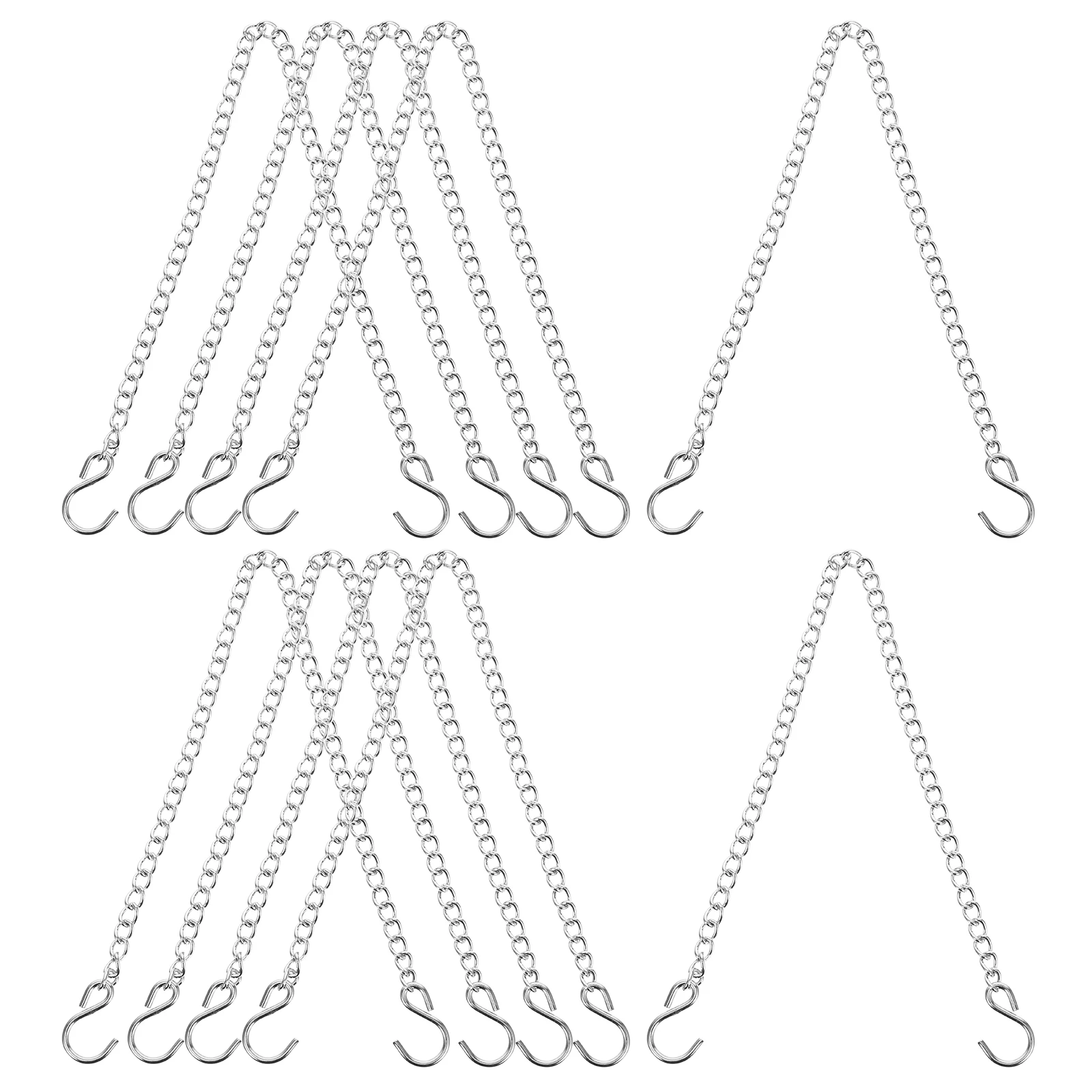 

10 Pcs Parking Sign Chains Durable Hanging Accessories for Bird Toys Plants Baskets Signs Chalkboards Weather Resistant Safe