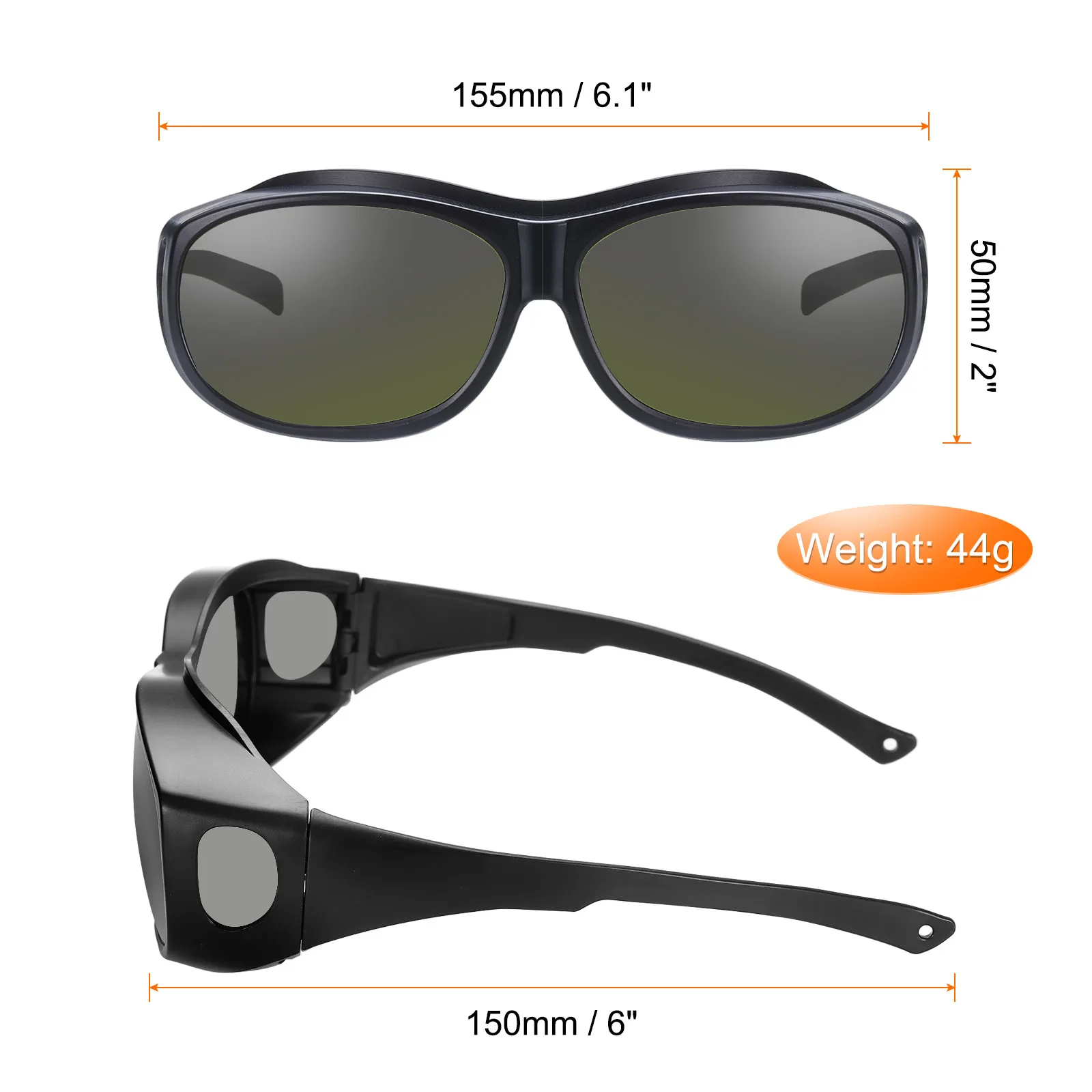 Welding Safety Glasses IR Shade 3-Shade 12 CE PPE Protective Glasses Light-Proof Welding Eyewear for Eye Protection