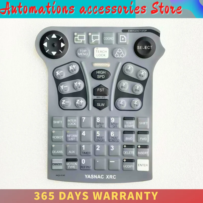 New For JZNC-XPP02B YASNAC XRC XKS-001E XKS-000E XKS-012E XKS-005E XKS-014E Yaskawa Motoman Membrane Keyboard Button Keypad