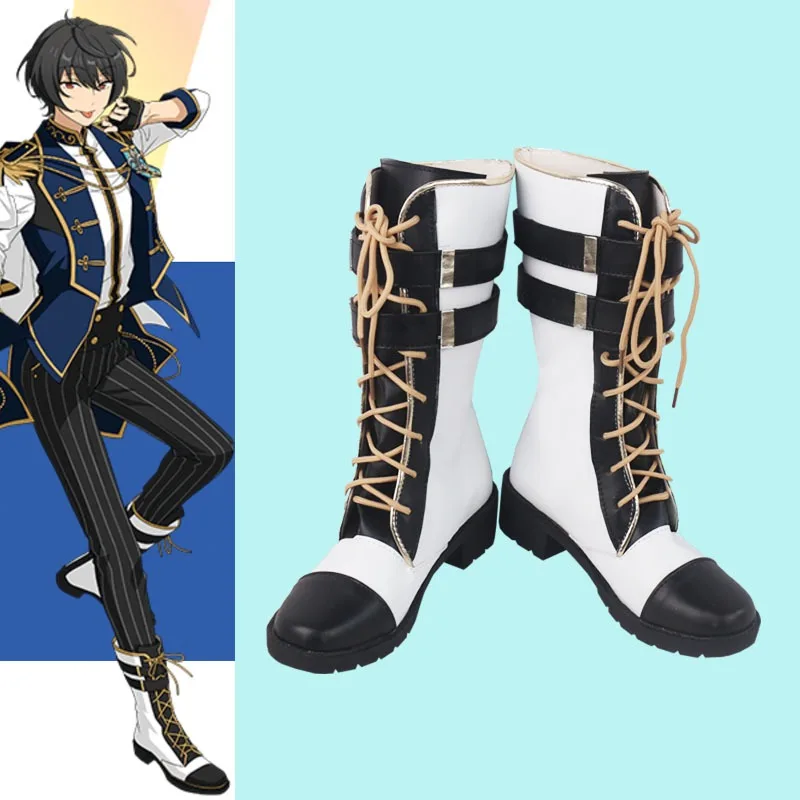 Chaussures de Cosplay Sena Izumi Sakuma Ritsu, Ensemble de Jeu, oral aliers Étoiles, Accessoire de Cosplay, Bottes de Carnaval d'Halloween, sur Mesure