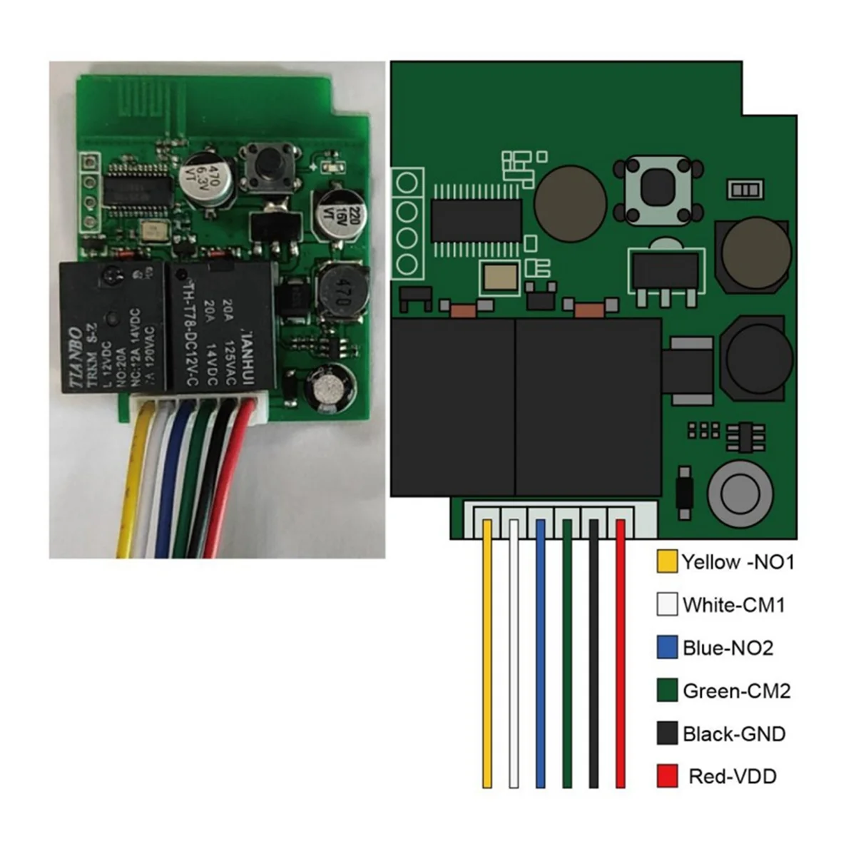 

X62A_Универсальный приемник открывания гаражных ворот, USB-датчик, автомобильный передатчик