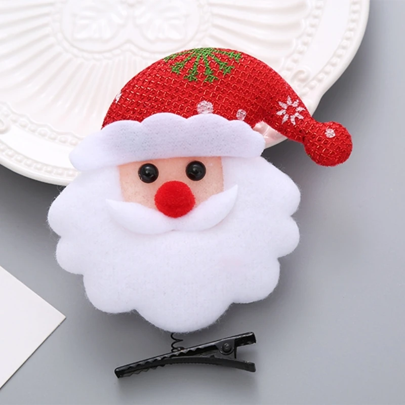 Clip printemps pour filles, accessoires pour cheveux, arbre noël, saison des fêtes