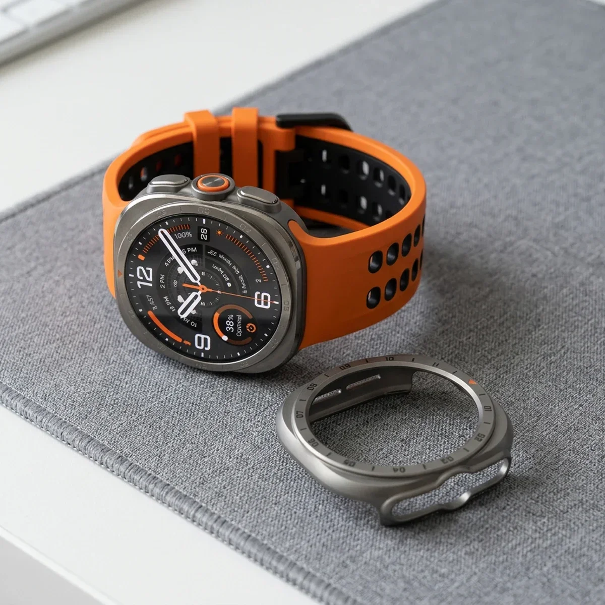 Gehärtetes Glas + Hülle für Samsung Galaxy Watch Ultra 2, vollständige PC-Stoßfängerabdeckung, Displayschutzfolie für Galaxy Watch9 Ultra2 Zubehör – Detail 7