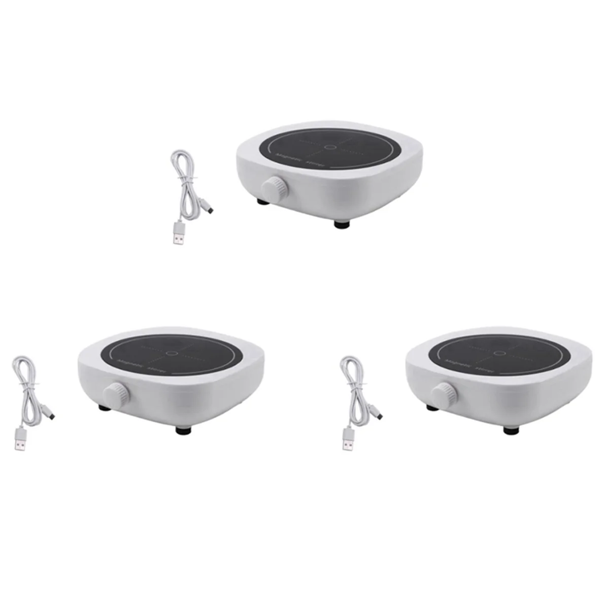

3X Magnetic Stirrer Mini Lab Stir Mixer Portable Stirrer Plate for Laboratory