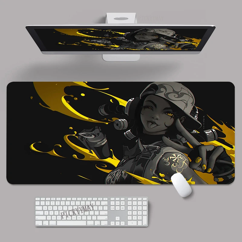 valorant 90x40cm xxl borda de bloqueio mousepads grande escritorio mousepad teclado esteiras tapete do rato besta almofada de mesa para presente mouse almofadas 01