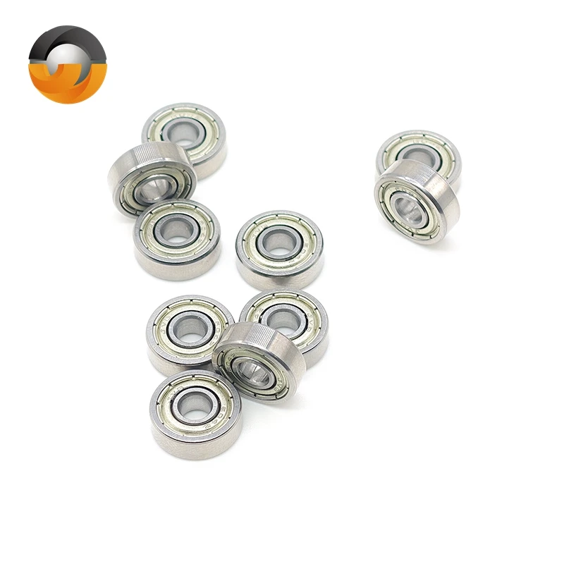 10 قطعة ABEC-7 604ZZ 4x12x4mm مصغرة الكرات الكروم الصلب محامل لأجزاء الطابعة