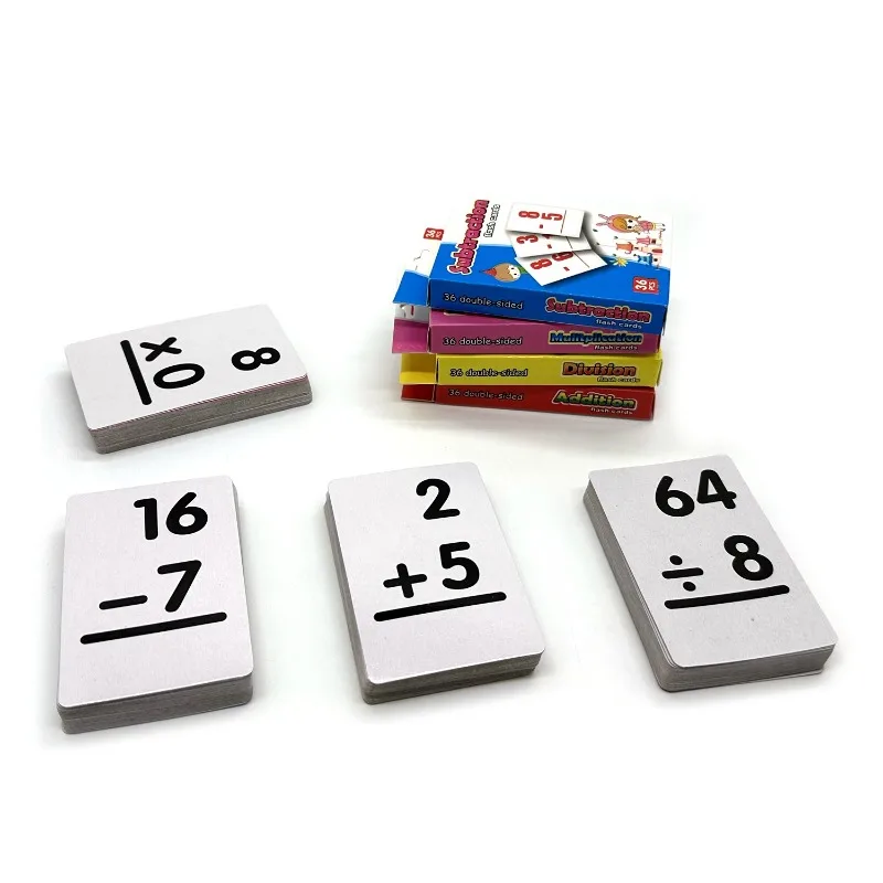 《Elementary Math Operations Flash Cards》Elementary Math Operations Flash Cards for Numerical Skill Development and Quick Recall