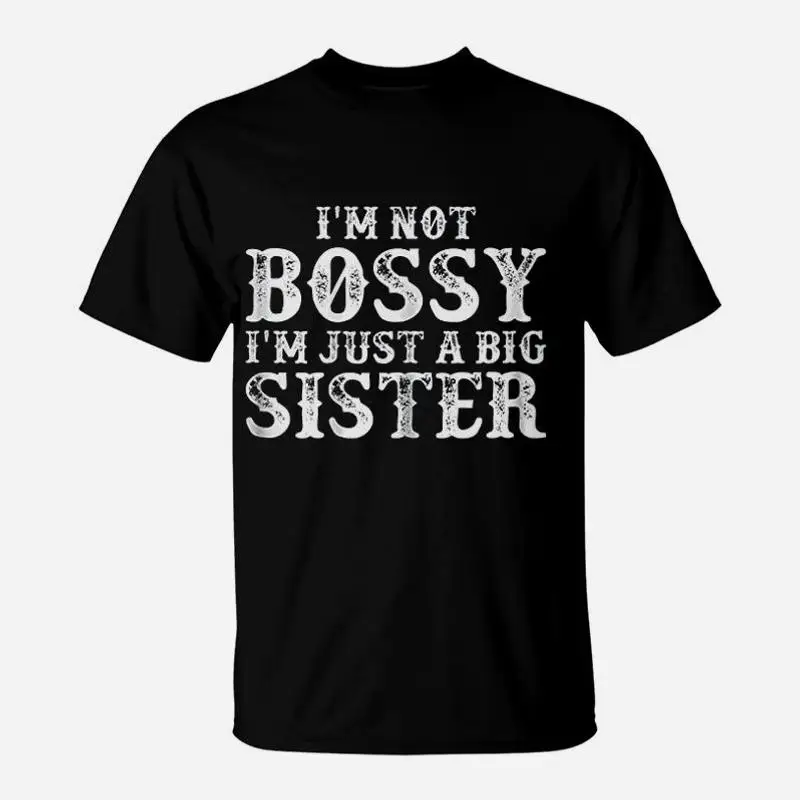 Футболка Im Not Bossy Im Just A Big Sister, эстетичная одежда для мальчиков, футболки с животным принтом для мальчиков, футболки с графикой для мужчин Футболка Im Not Bossy Im Just A Big Sister, эстетичная одежда для мальчиков, футболки с животным принтом для мальчиков, футболки с графикой для мужчин