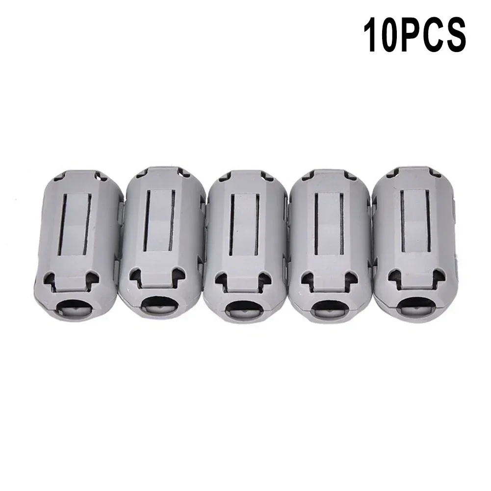 10pcs TDK 5mm Ferrite Core Noise Suppression Filter Ring Cable Clip Wire RFI EMI For 5mm Cables For USB Audio Video Cable Power