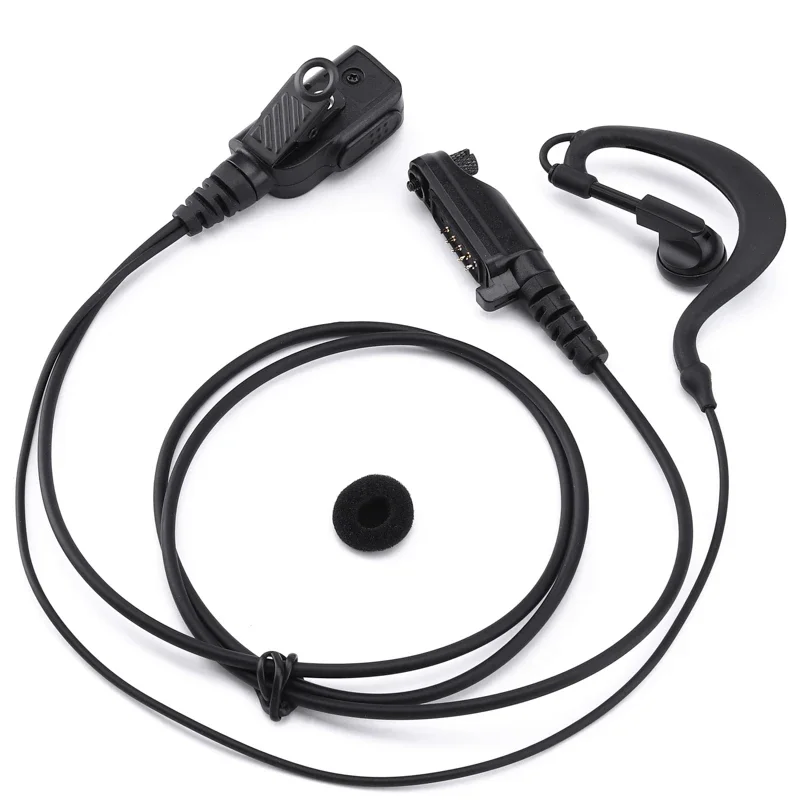 G Style Earpiece Iron Clip PTT Ear Hanging Earphone for Hytera HYT HP780 HP70 HP600 HP680 X1E Walkie Talkie