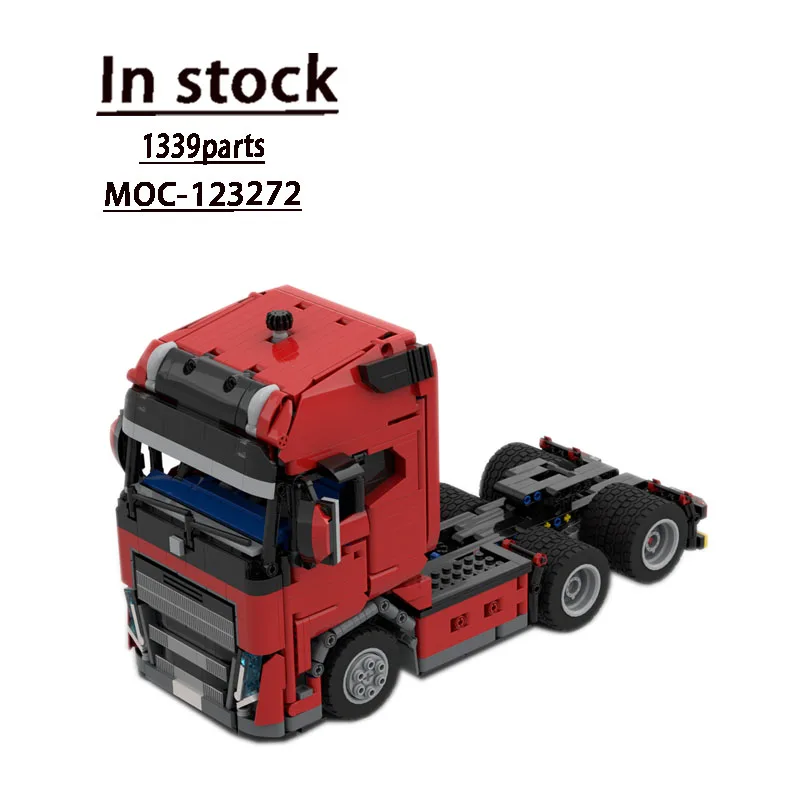 

MOC- 123272 FH750 6x2 головка грузовика, сборка строительного блока, модель 1339 деталей MOC, креативный детский строительный блок, игрушка в подарок