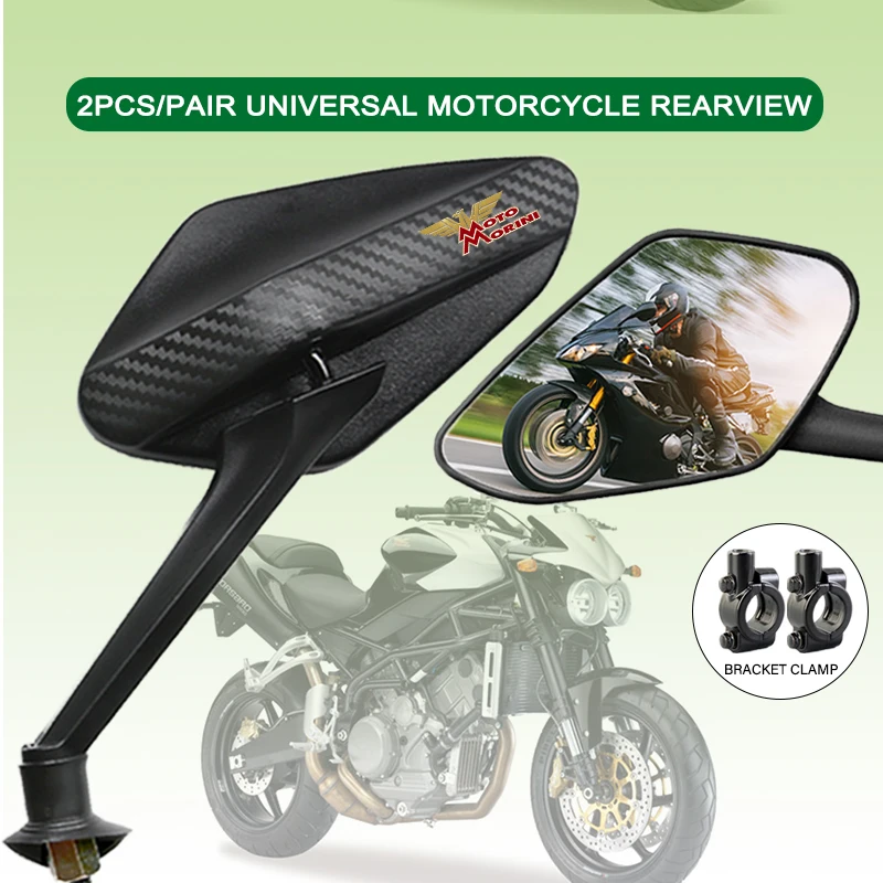 HD Vision Anti-Glare Motorcycle Mirrors Shockproof material accessories For Moto Morini 6½ SEIEMMEZZO SCR STR 650 STR SPORT TREK