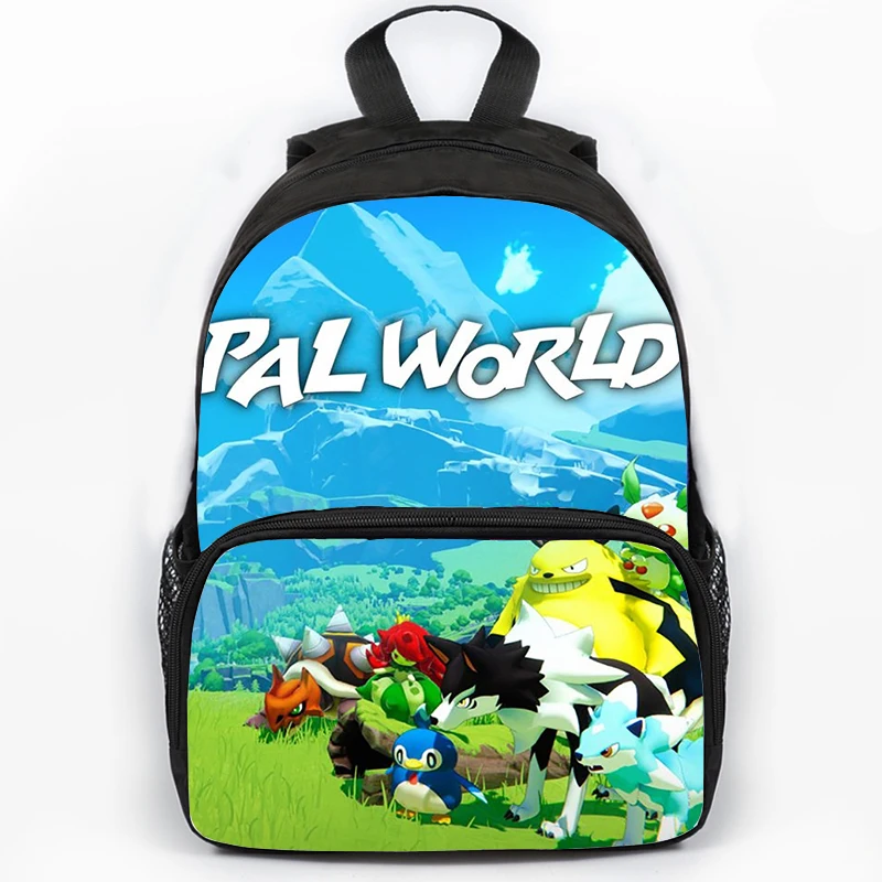 Large Capacity Backpack Palworld Print School Bags for Primary School Students Waterproof Boys Girls Bookbag Teenager Laptop Bag