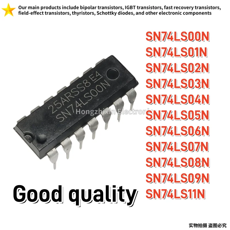 10PCS NEW SN74LS00N SN74LS01N SN74LS02N SN74LS03N SN74LS04N SN74LS05N SN74LS06N SN74LS07N SN74LS08N SN74LS09N SN74LS11N DIP