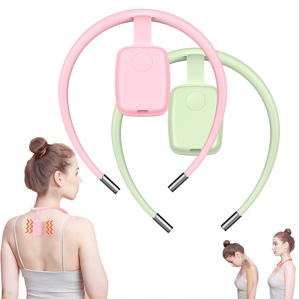 Reminder for correcting sitting posture and hunchback in children and students, with an elf clip collar that provides vibration