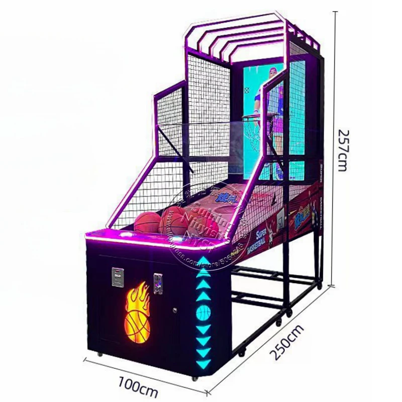 Low Price Kids Adults Basketball Machine Amusement Park Equipment Game Center Basket Ball Shooting Coin Operated Arcade Machines