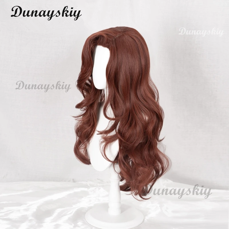 Monster High Clawdeen Wolf Cosplay Wig Long Straight Brown Tan Hair Props Movie Woman Performance Halloween Christmas Carnival