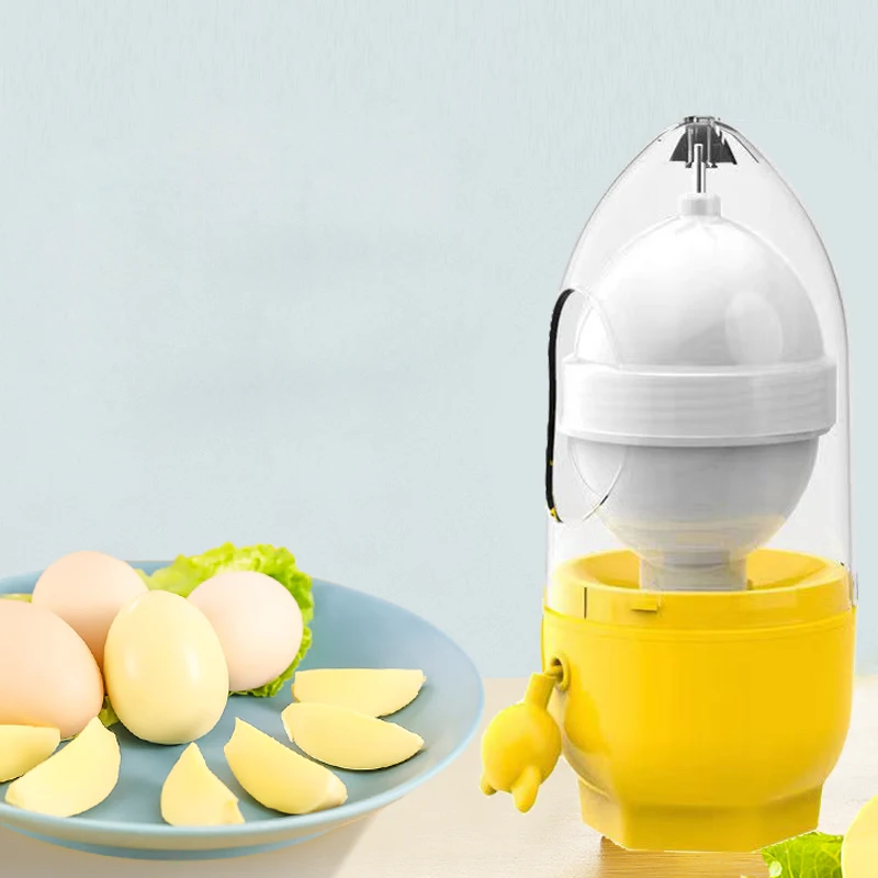 Kitchen Accessories Egg Yolk Shaker Gadget Manual Puller Mixing Golden Whisk Eggs Spin Mixer Stiring Maker Cooking Baking Tools