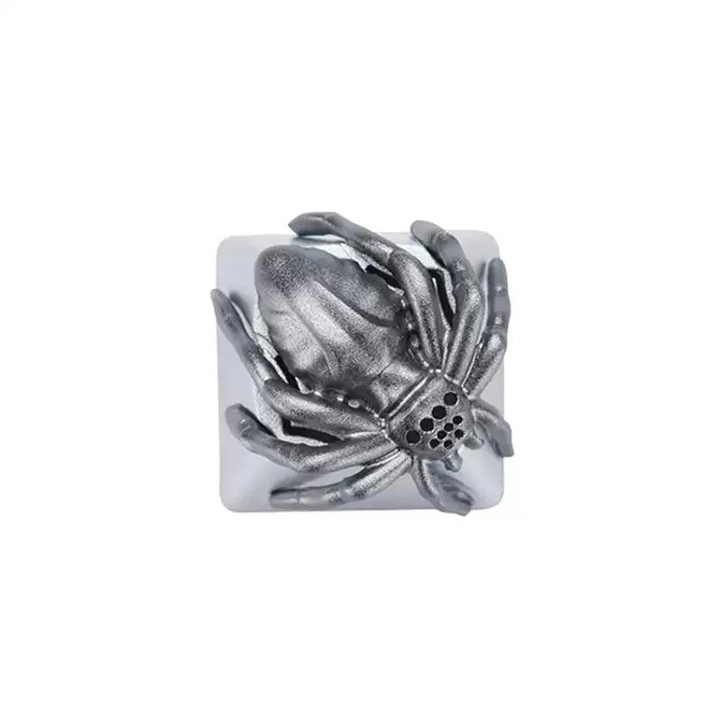 Mythical Animal Series Spider Keycap, Backlit Metal Artisan Keycap for Mechanical Keyboard