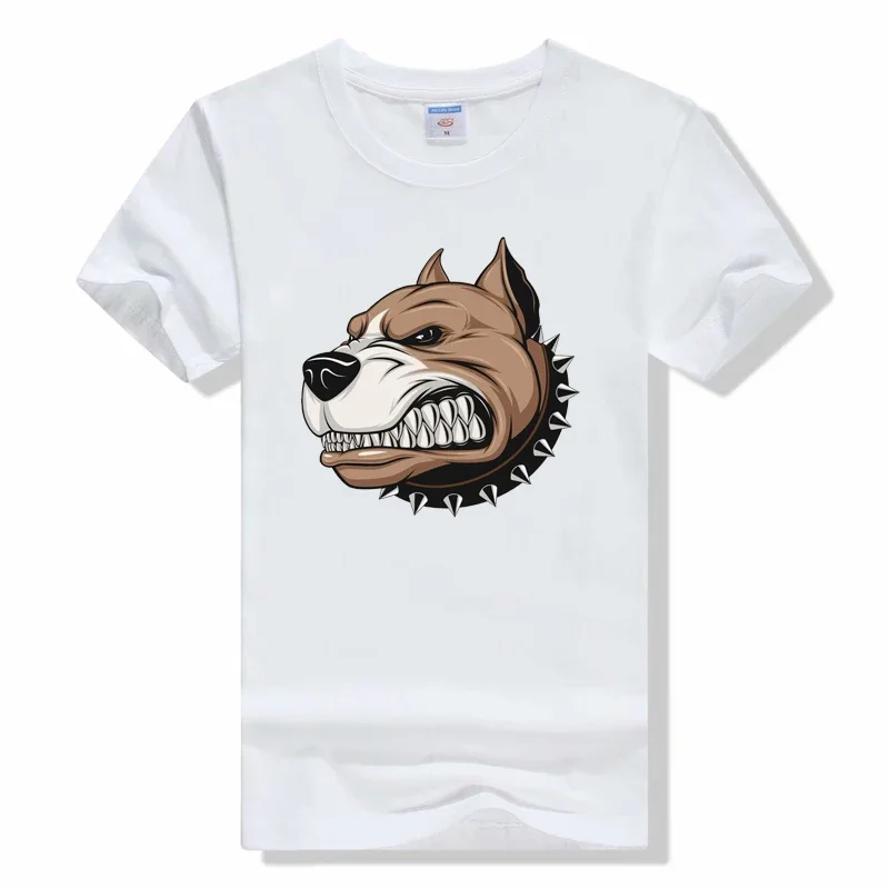 Cruel and Ferocious Dog T Shirt Funny Print tee Summer Fashion Harajuku Short sleeved t Shirt