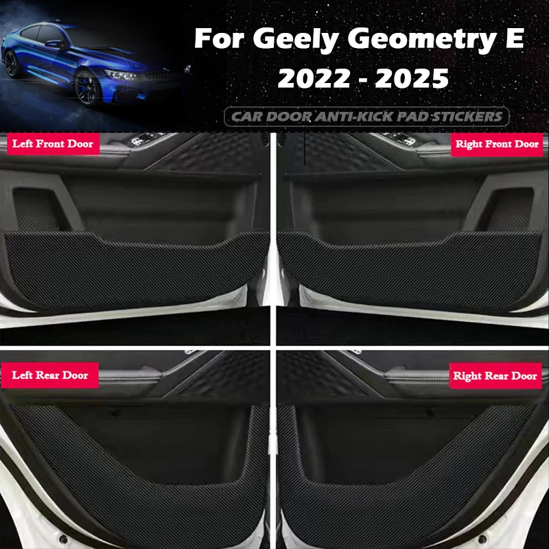 

Для Geely Geometry E 2022-2025 автомобильная дверная противоударная накладка Geely перчаточная коробка анти-ударная накладка на крышку наклейка аксессуары для декора интерьера