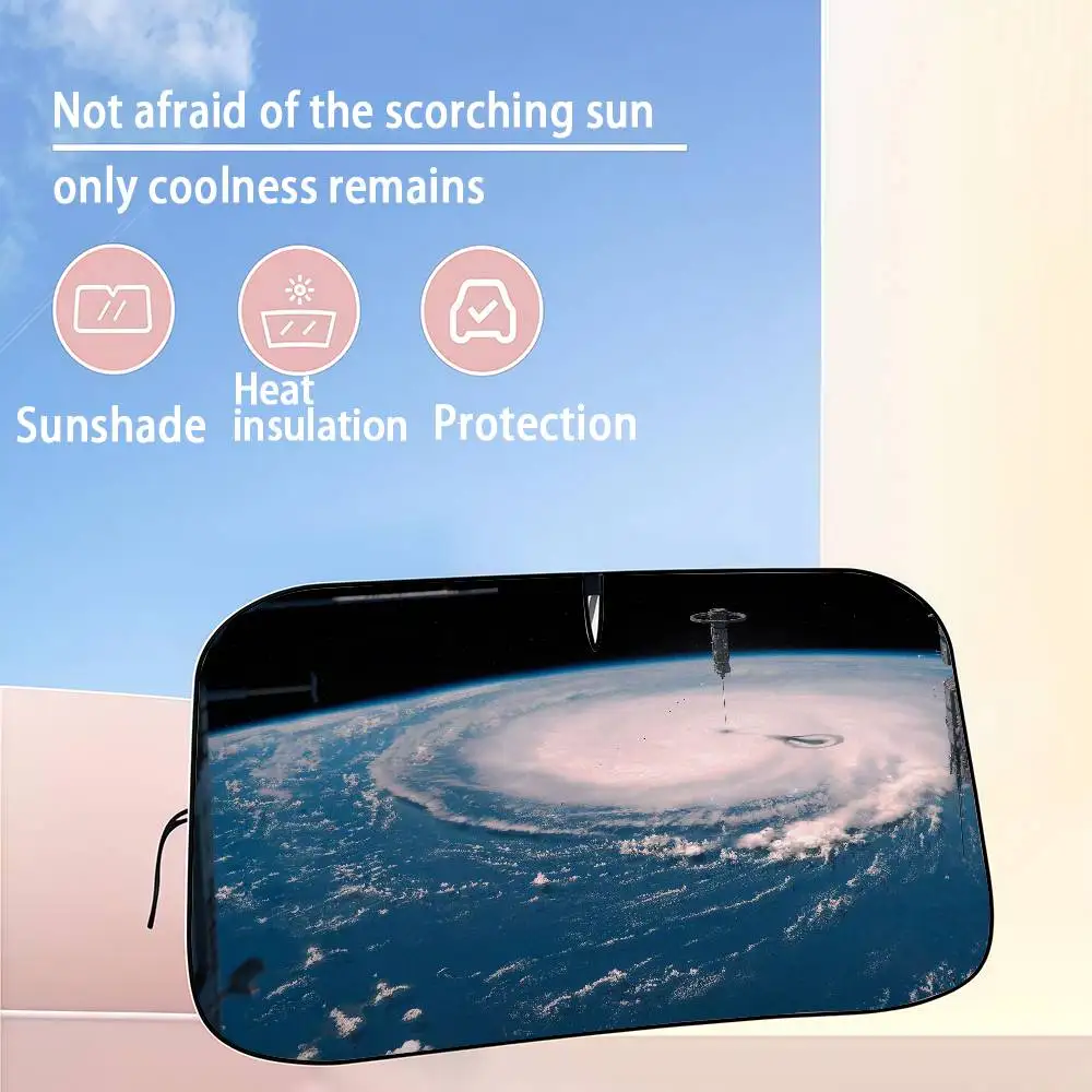

Universe Star Car SunShade Windshield Sun Shade Personalized Picture Block UV Rays Visor Protector