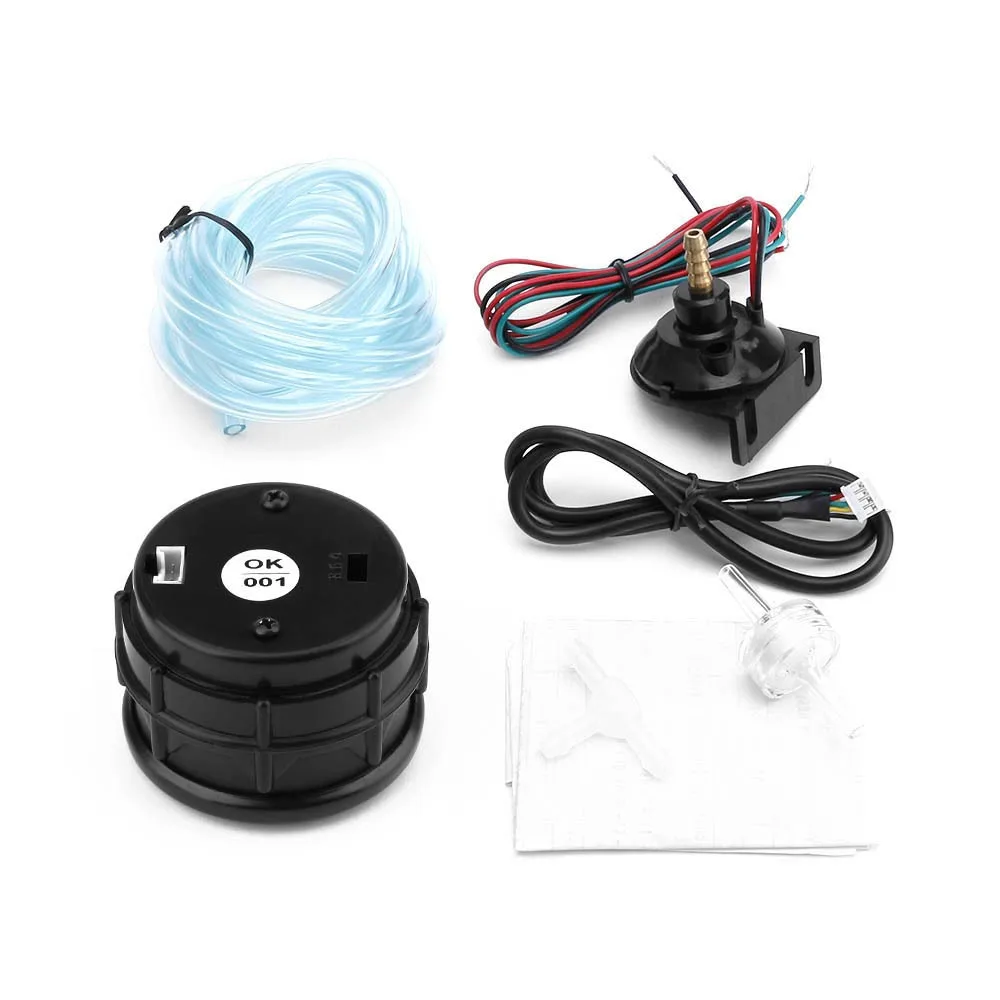 52mm Tachometer Voltmeter Boost Vacuum Air-Fuel Ratio Water Temp Oil Temp Oil Press EGT Gauge Fit for 12V Car