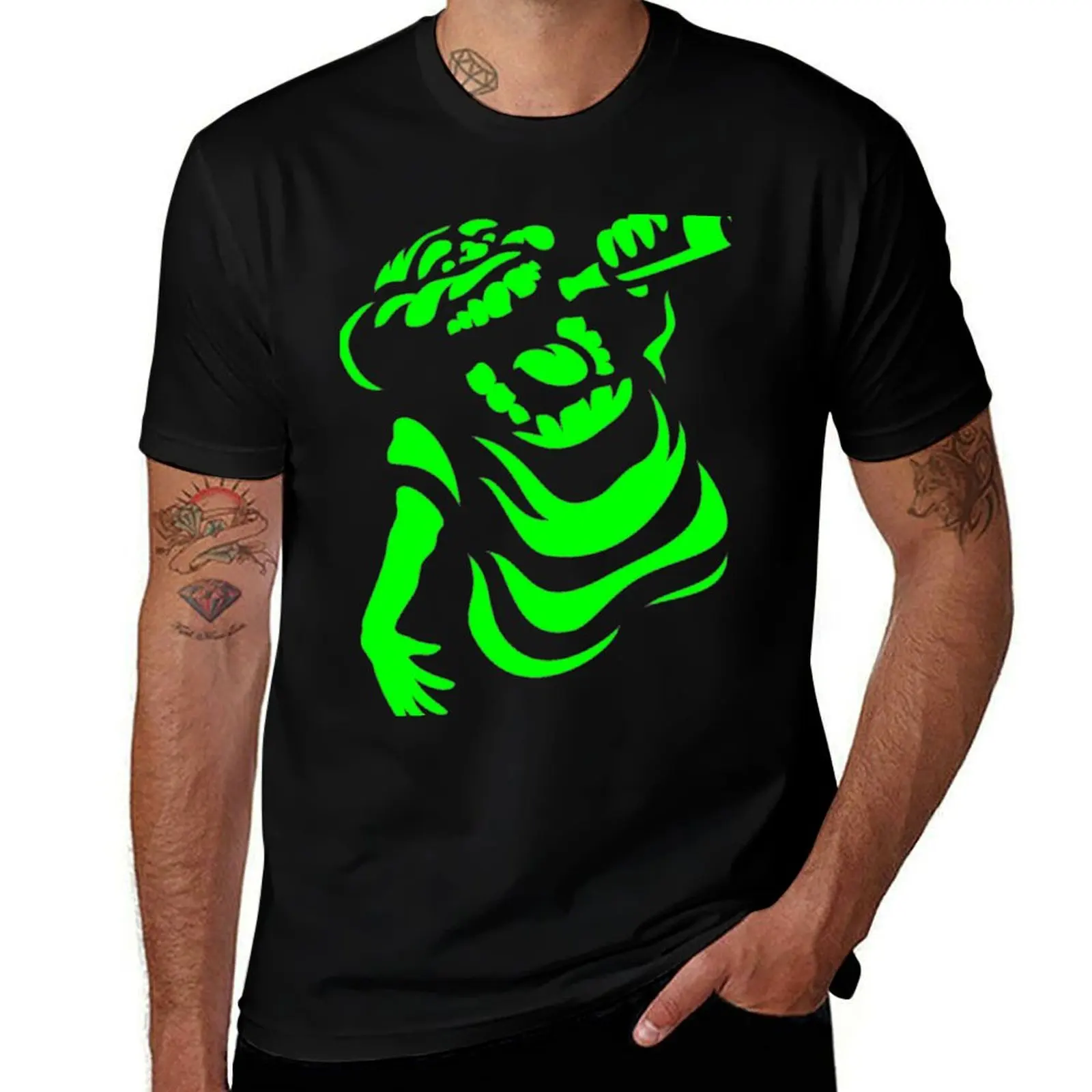 

cotton shirt essential t luxury 100% t Slimer, for Ghostbusters men T-Shirt cotton shirts man pack t shirt brand