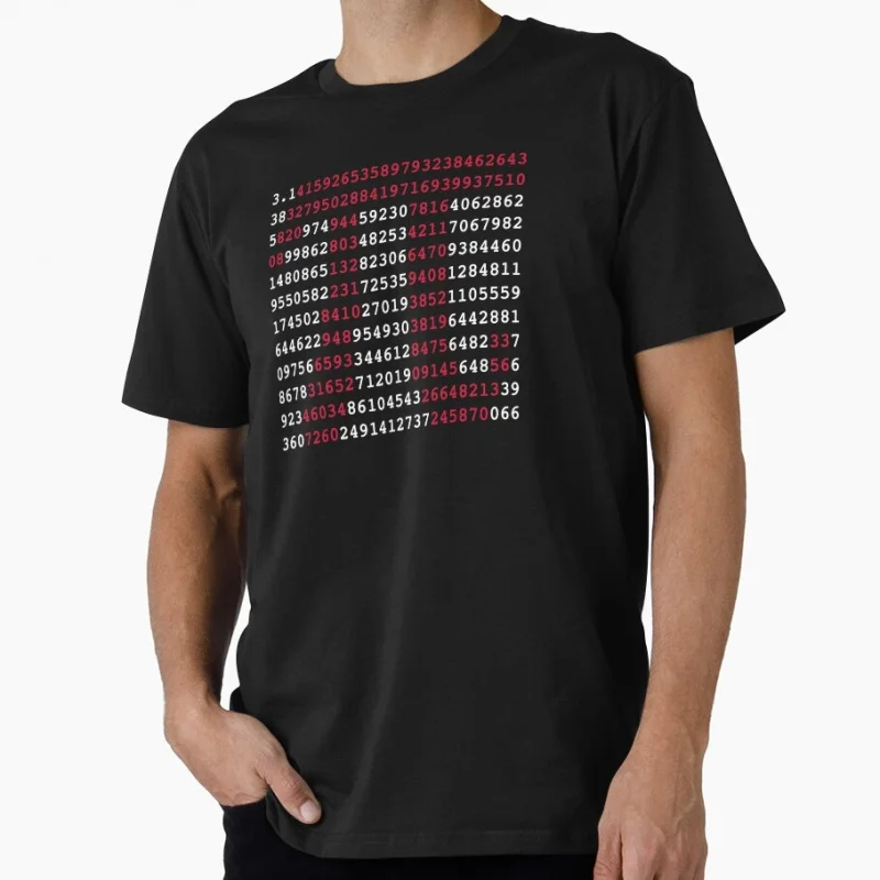 

Pi Day 2025 Pi Numbers Funny Prime Number Gift T-shirt for math lover Short Sleeve Graphic Clothes All size tee S-6XL