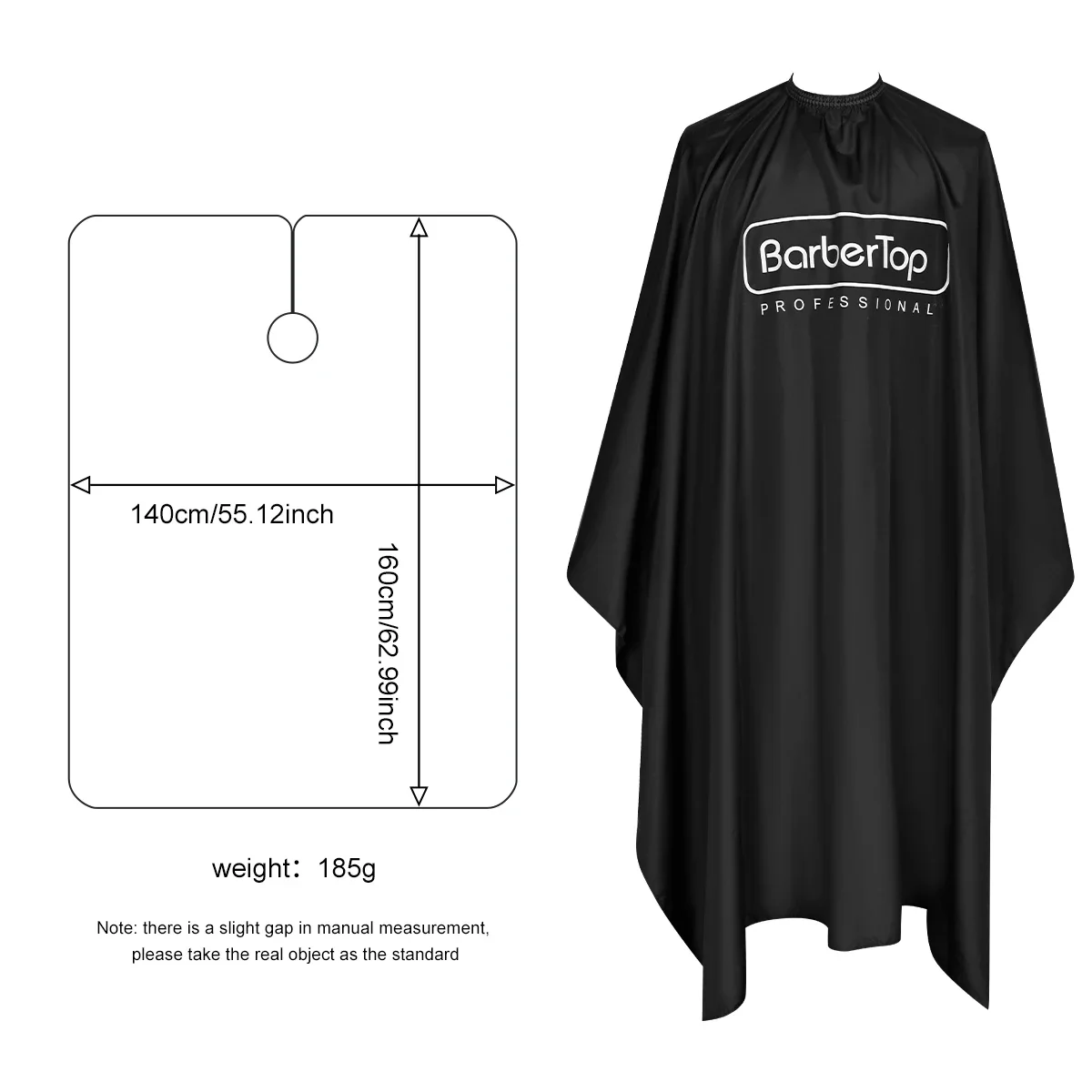 Hairdressing Cape - Anti-Stick Haircut Cloth for Barbershop Salon, Layered Fast Drying Hair Cutting Tool Accessory view 6