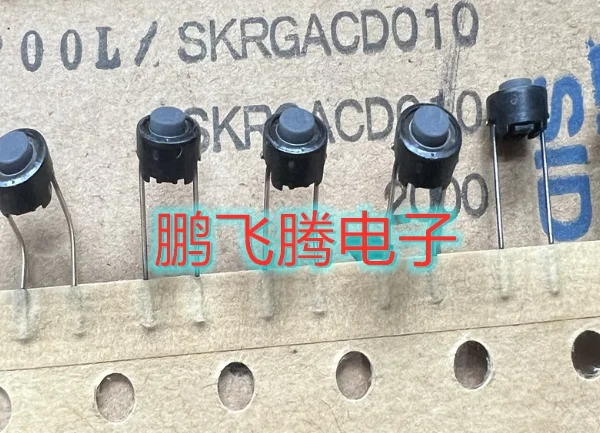 10PCS SKRGACD010 is inserted into 2-pin touch switch key pioneer mixer, and the internal keys are 6*6*4.3