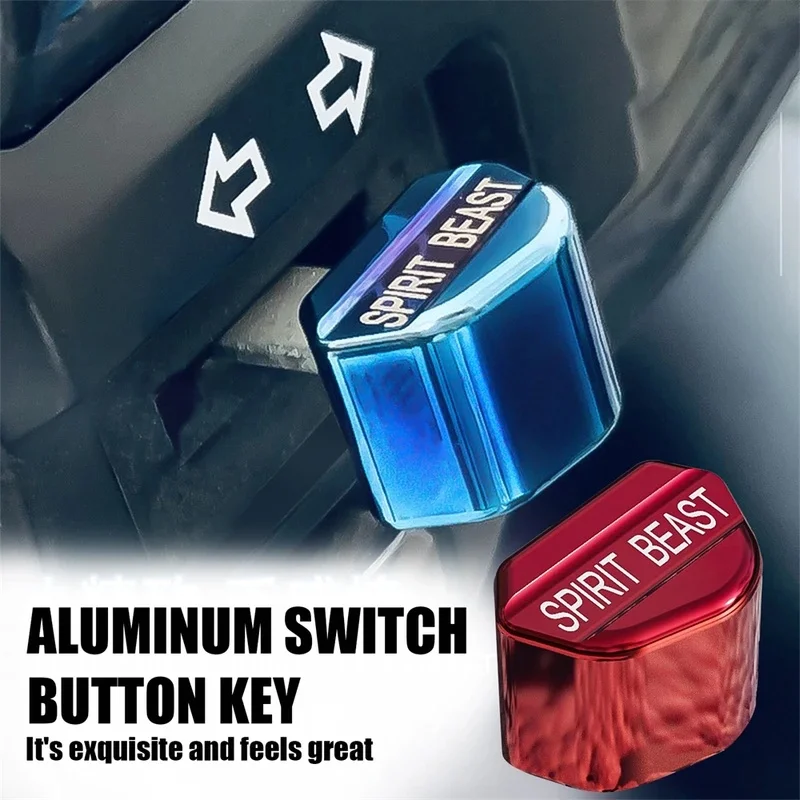 1/2/3/4pcs Motorcycle Switches Button Turn Signal High Low Beam Start Buttons Removed Key Cap
