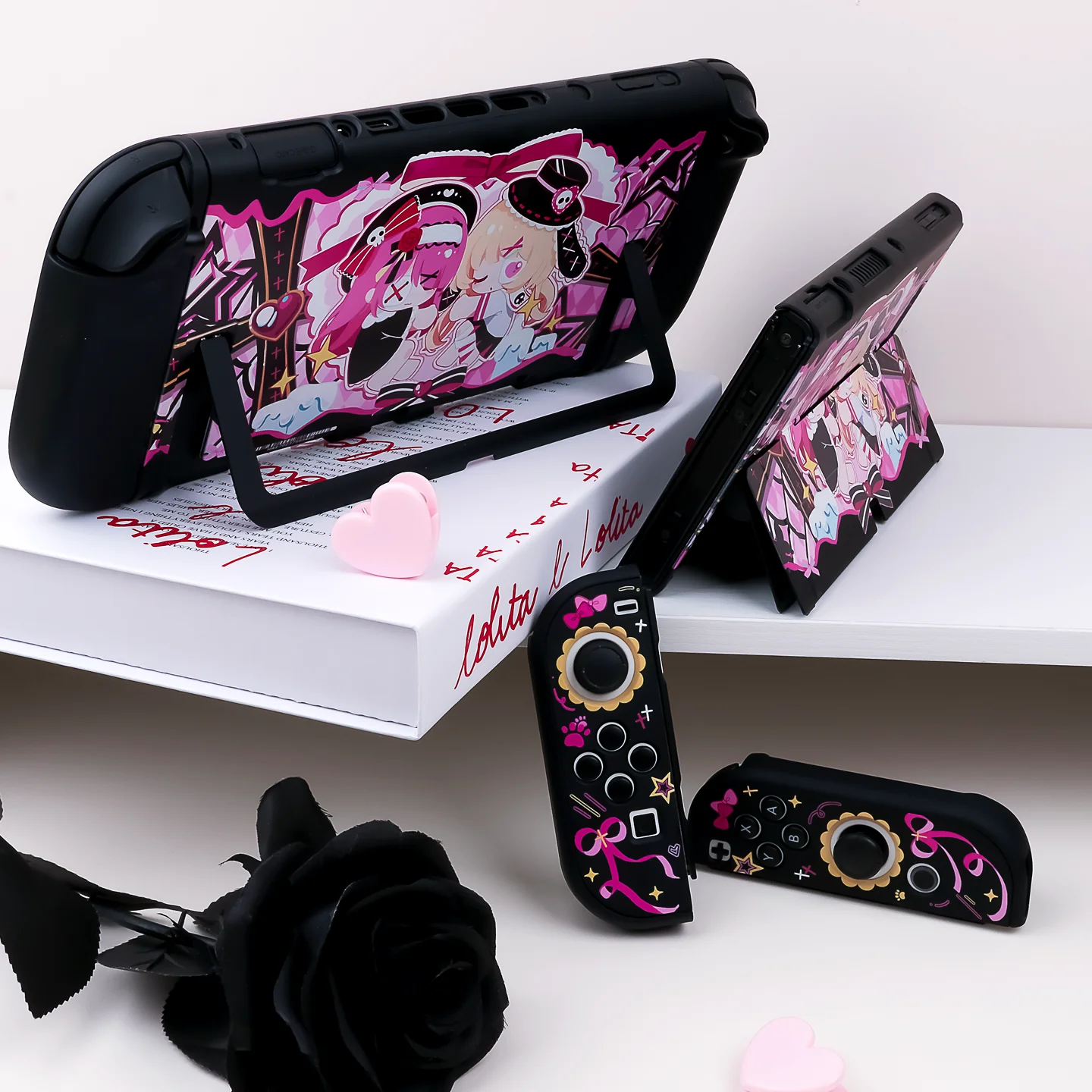 Gothic Sweetheart Protective Case compatible with Nintendo Switch