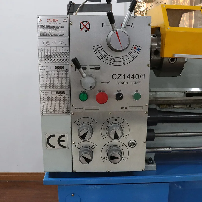 China manual bench lathe machine CZ1440 torno horizontal parallel mechanical universal lathe for metal