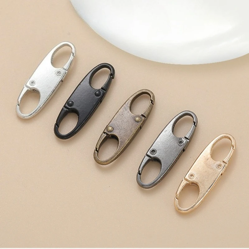 

Metal Double Lock Zipper Anti Theft Clips Multi Functional Universal for Luggage Handmade Sewing Fishing Camping Outdoor Gear