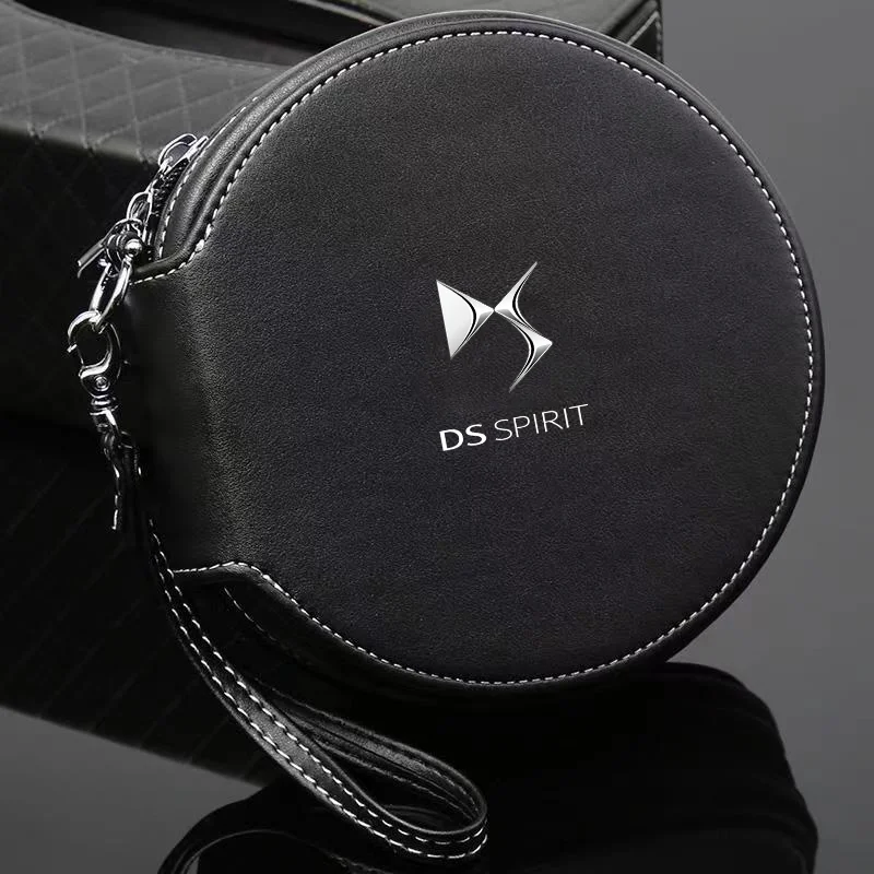 20 Pcs Pu Leather Car Cdbag CD DVD VCD Disc Holder Portable Wallet Storage Case Carry Bag Organizer For DS SPIRIT DS3 DS4S DS5