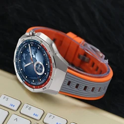 22mm Soft Sports Breathable Starp For Huawei Watch 5 Pro 46mm Silicone Band For Huawei Watch 3/4 Pro GT5 GT4 GT3 GT2 Wrist Belt