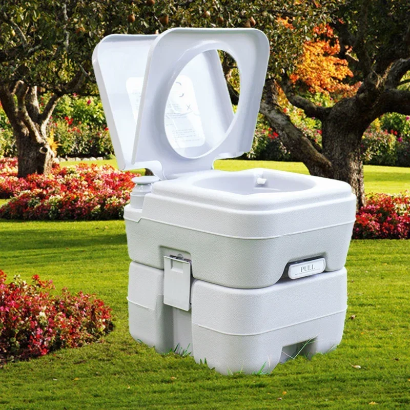 Caravan Toilet,Factory Outdoor Mobile Toilet 20L 10L Capacity Automatic Flush Camping Portable Chemical Toilet