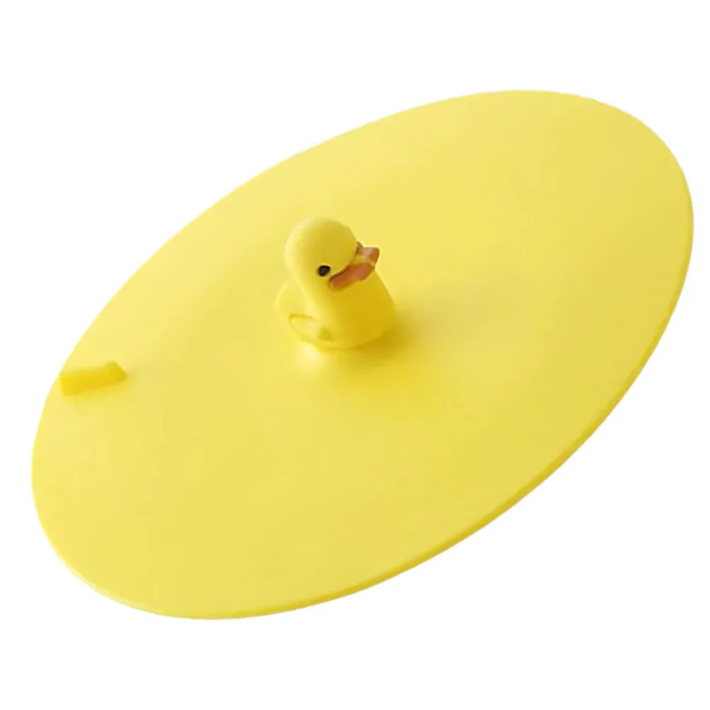 

Silicone Bathtub Drain Cover Round Floor Drain Cover Practical Bathroom Kitchen Sink Clog Preventer Easy Clean Hair Food Residue