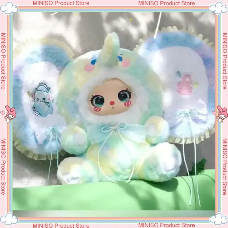 

100% Genuine Baby Three Lila 600% V3 Big Ears Dessert Master Kitten Blind Box Plush Doll Halloween Play Pendant Mystery Gift Toy