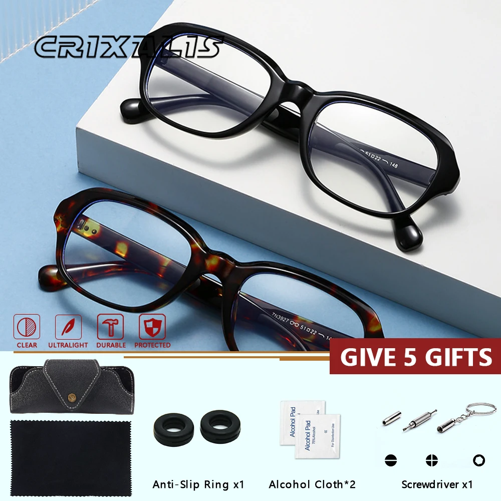 

CRIXALIS очки по рецепту с защитой от синего света для женщин, оптические линзы с рецептурными женскими очками для чтения UV400