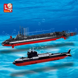 Create Your Own Nuclear Submarine Model with This Fun DIY Building Blocks Kit - Perfect Christmas Gift