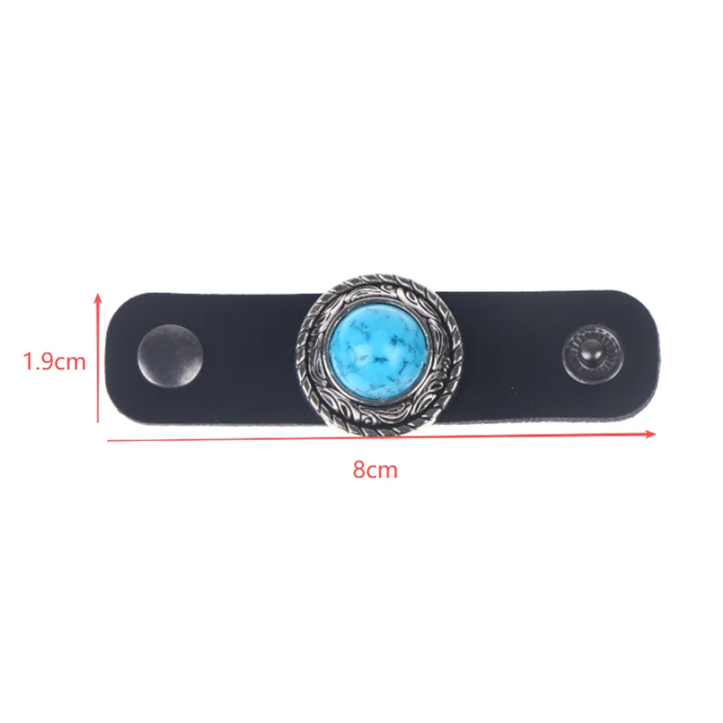 Western-Style Scarf Clips Silk Ring Neckwear Slide Fastener And Securing Loop Versatile Vintage Decorative Accessories For Men