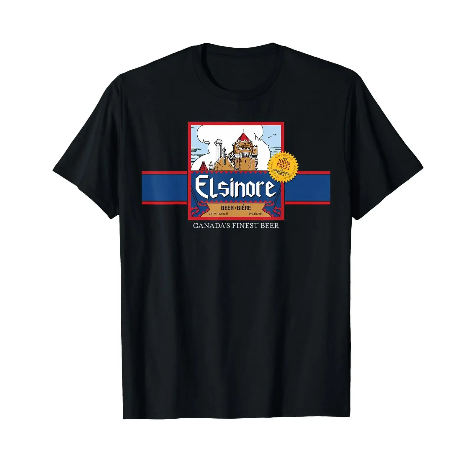 Elsinore Beer New Improved Retro 80's T Shirt vintage Washed Stylish Soft Slightly Versatile graphic Stretched